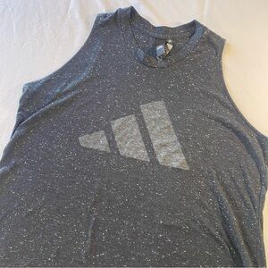 Adidas Sportswear Winners 3.0 Tank Top Black Melange Women’s Size: 1X